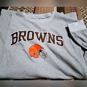 NEW Cleveland Browns 3XLT long sleeve thermal